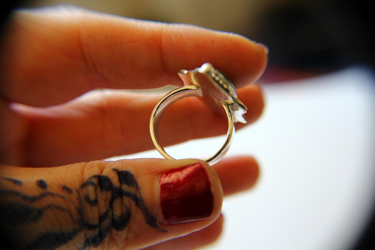 Marquise Labradorite Ring, Marquise Rectangle Labradorite Ring, Large Statement Ring, Marquise Gemstone Ring, Labradorite Ring, Gift
