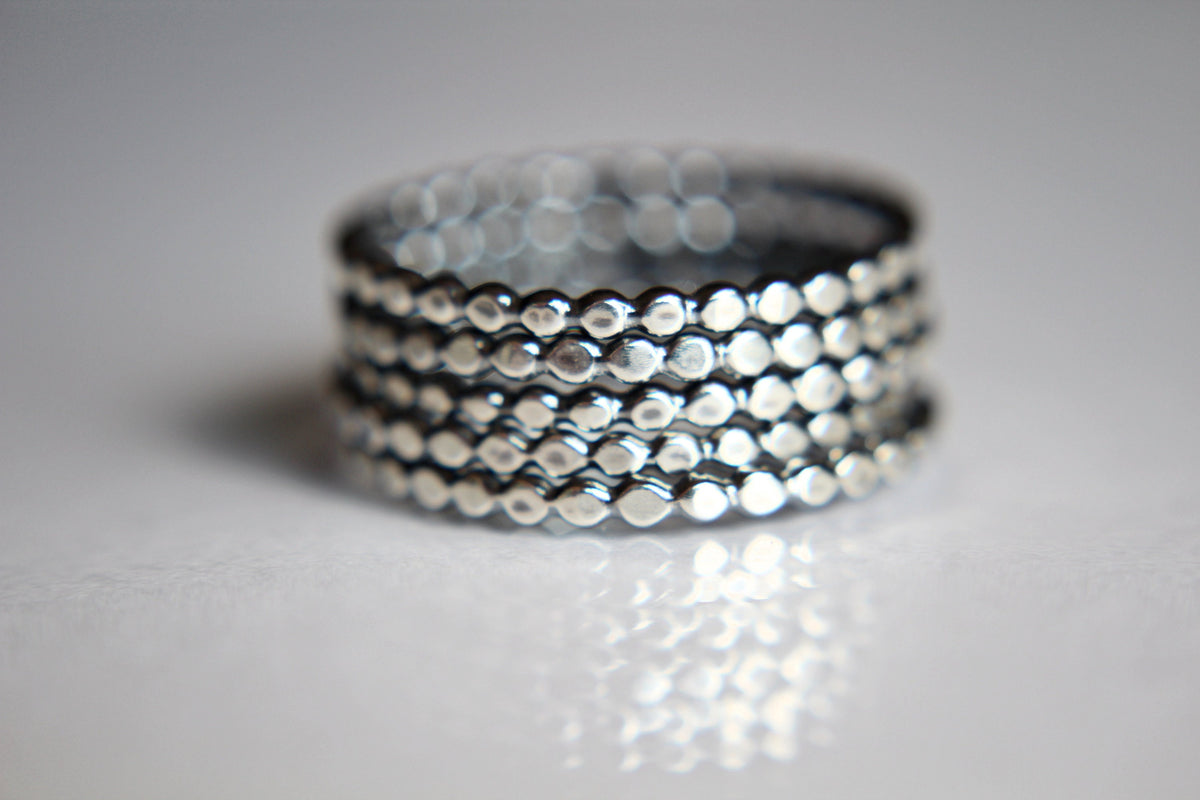 Sterling Bead Ring, Dot Ring, Antique Beaded Rings, Stacking Rings, Simple Ring, Rings, Stacking Rings, Boho Rings, Simple, Modern, Chic