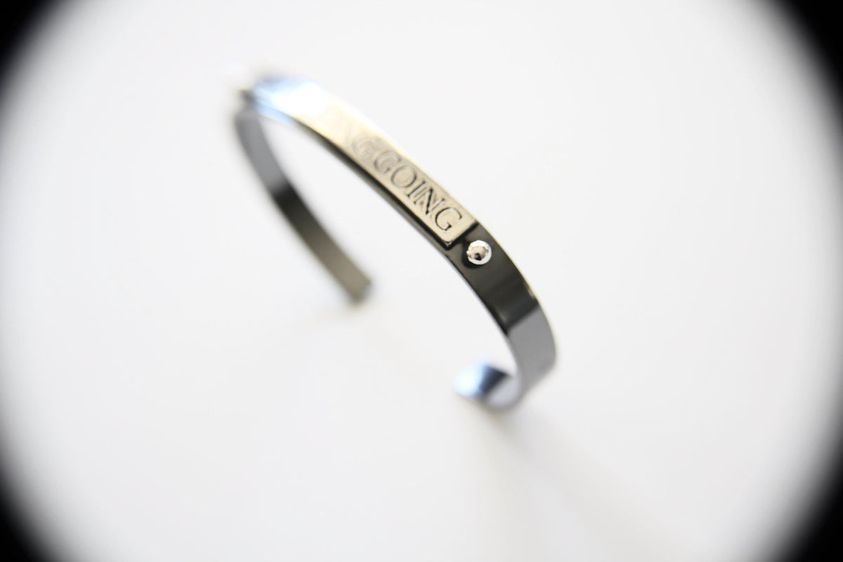 Keep Fucking Going, Keep Fucking Going Cuff, Inspirational Bracelet Cuff, Motivational Jewelry, Mens Cuff Bracelet, Mens Bracelet
