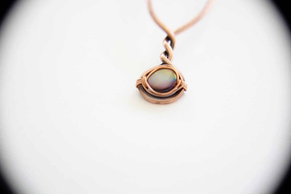 Mother of Pearl Hair Fork, Mother of Pearl Hair Jewelry, Copper Hair Fork, Gemstone Hair Fork, Copper hair Sticks, Simple Hair Fork, Gift