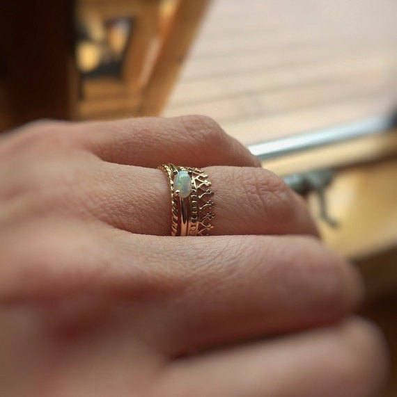 14k Solid Gold Crown Ring. Wedding Band. Engagement Ring, Princess Ring, Promise Ring, Gold Band, Simple Gift, 14k Yellow Gold Ring, Gold