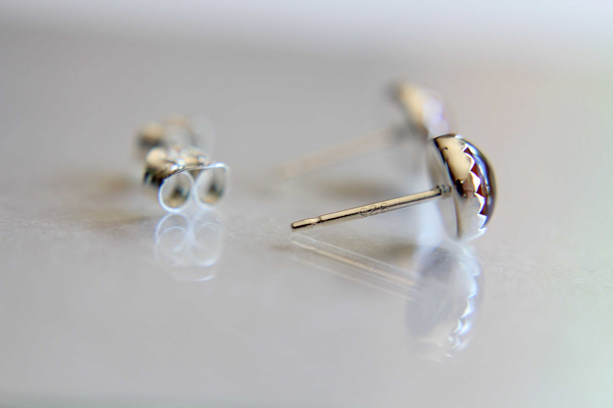 Amber Earrings, Gemstone Earrings, Sterling Earrings, Post Earrings, Baltic Amber Post Earrings, Simple Earrings, Minimalist Earrings, Gift
