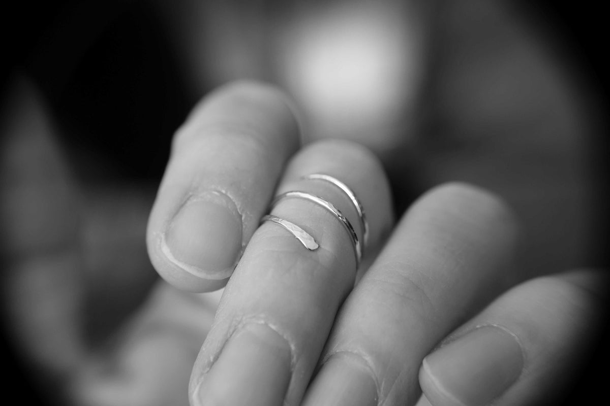 14k Gold or Rose Fill Knuckle Ring, Knuckle Rings,Mid Rings,Above knuckle ring, Toe Rings, Rings, Rose or Gold Fill Knuckle Ring