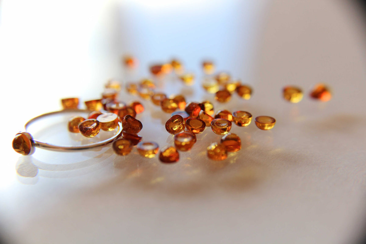 Amber Stacking Ring, Amber Ring, Natural Amber Ring, Baltic Amber, Amber Jewelry, Natural Gemstone Ring, Baltic Amber Ring, Amber, Gift