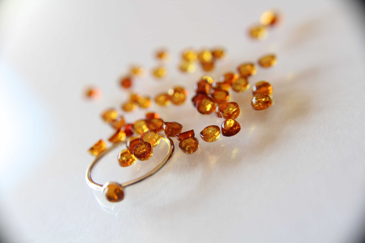 Amber Stacking Ring, Amber Ring, Natural Amber Ring, Baltic Amber, Amber Jewelry, Natural Gemstone Ring, Baltic Amber Ring, Amber, Gift