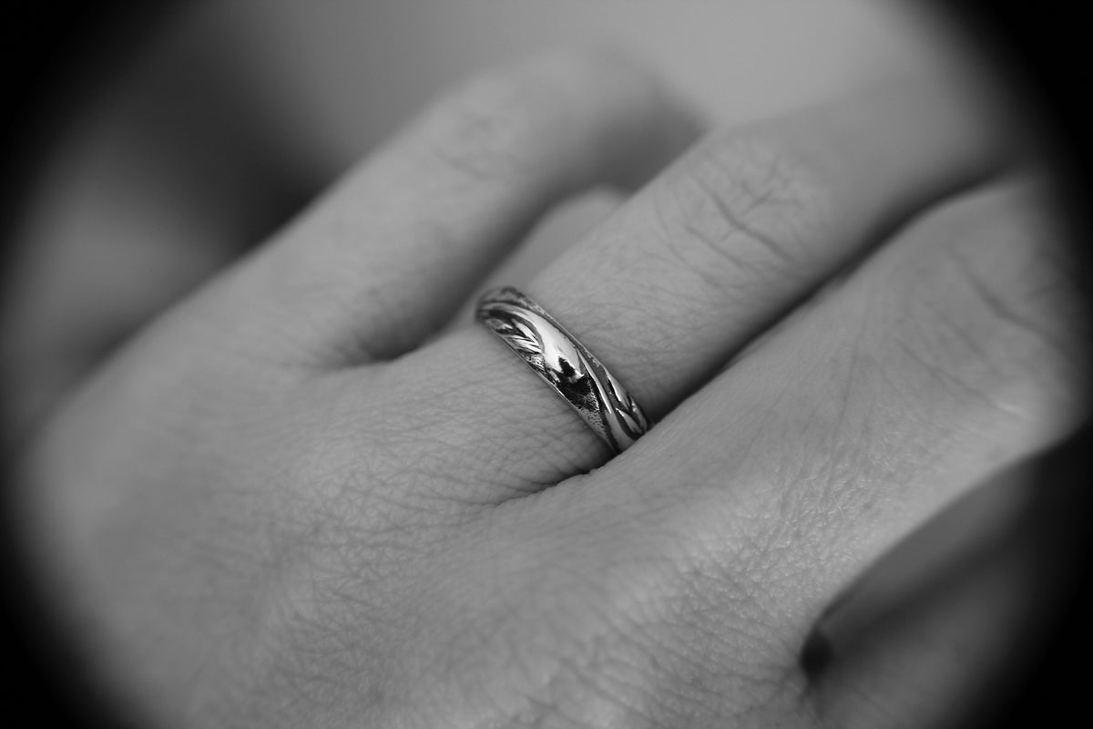 Pattern Band, Unique Band, Wide Band Ring, Antique Silver Ring, Simple Wedding Band, Pattern Jewelry, Stacking Ring, Thick Pattern Ring