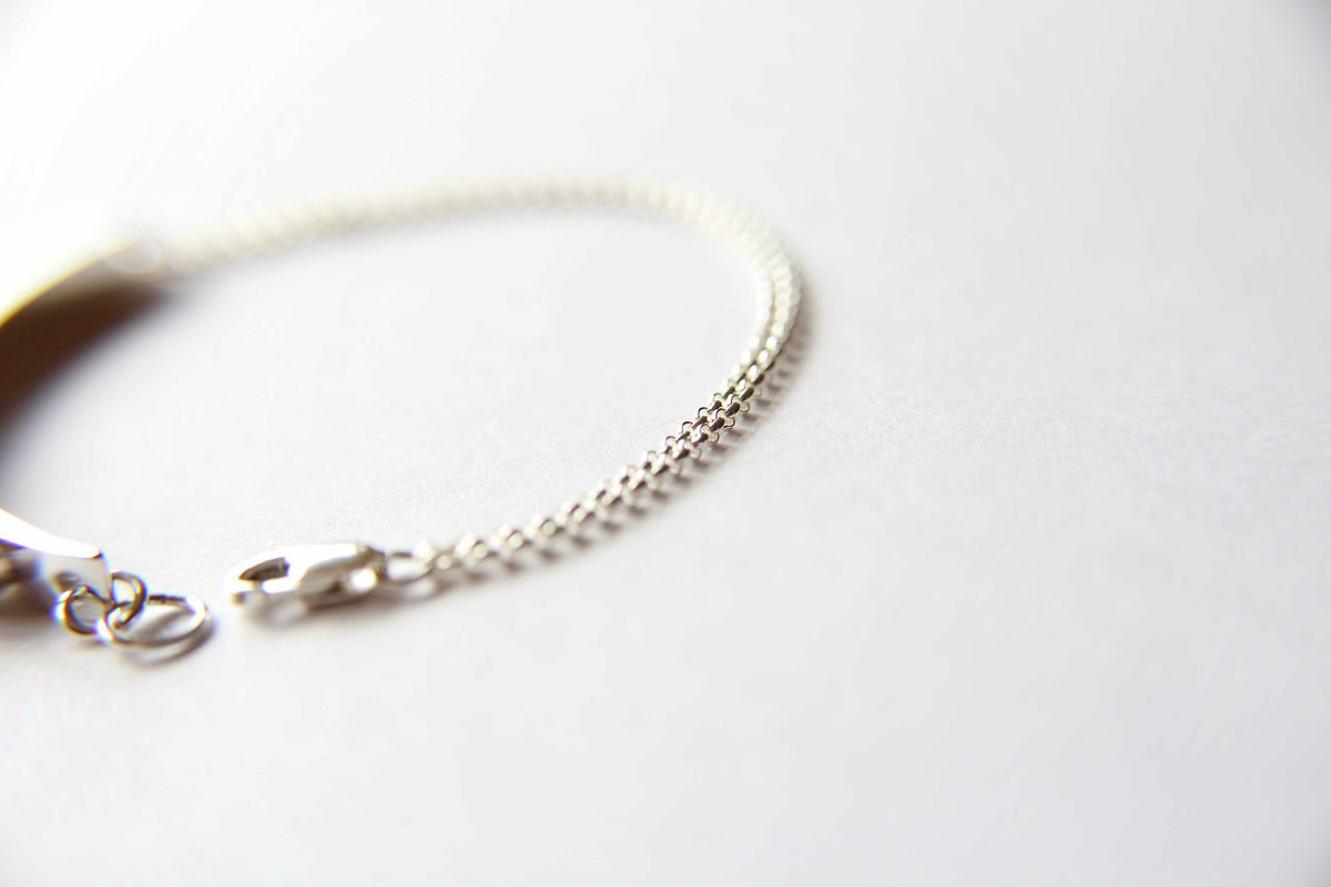 Birthstone Bar Bracelet, Bar Bracelet, Birthstone Jewelry, Birthstone Nameplate Bracelet, Nameplate Bracelet, Silver Bar Bracelet, Gift