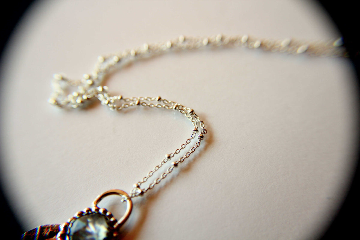 Moonstone Leaf Necklace, Leaf Necklace, Moonstone Necklace, Boho Leaf Necklace, Moonstone Jewelry, Nature Inspired Jewelry, Leaf Jewelry
