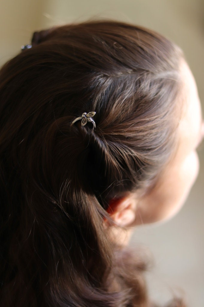 Hair Pins, 3" Hair Pin, Small Hair Fork, Bee Hair Pin, Mini Hair PIns, Hair Accessories, Short Bobby Pin, Bobby Pins, Hair Fork, Bee, Gift