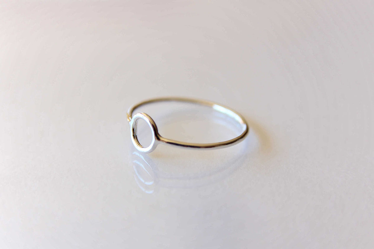 Circle Ring, Stacking Rings, Eternity Rings, Silver/Gold Circle Rings,Simple Modern Rings, Karma Circle Ring, Minimalist Jewelry, Karma Ring