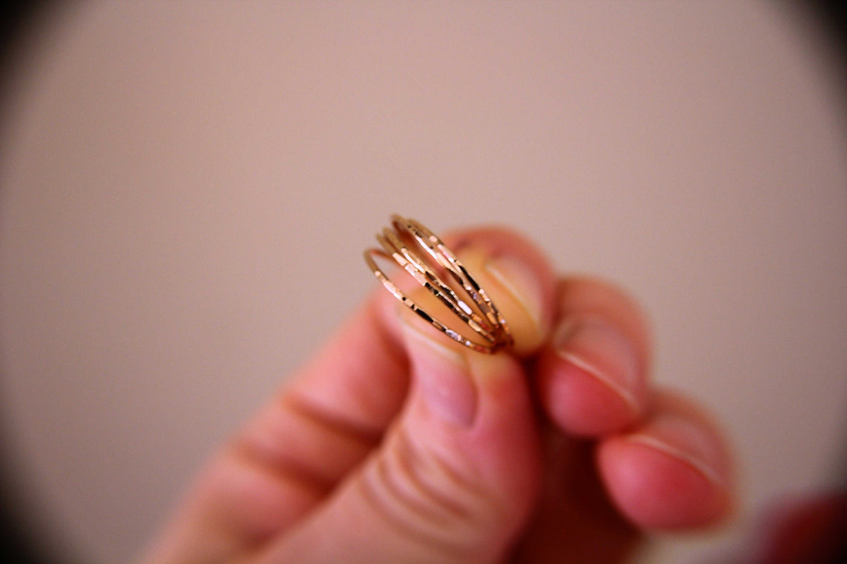 1 Super Skinny Stacking Ring, Hammered Skinny Ring, Rose Gold Ring, Stacking Ring, Knuckle Ring, Skinny Rings, Thin Rings, Hammered Ring