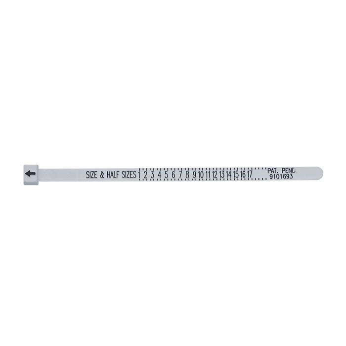 Ring sizer - Adjustable plastic ring size finder