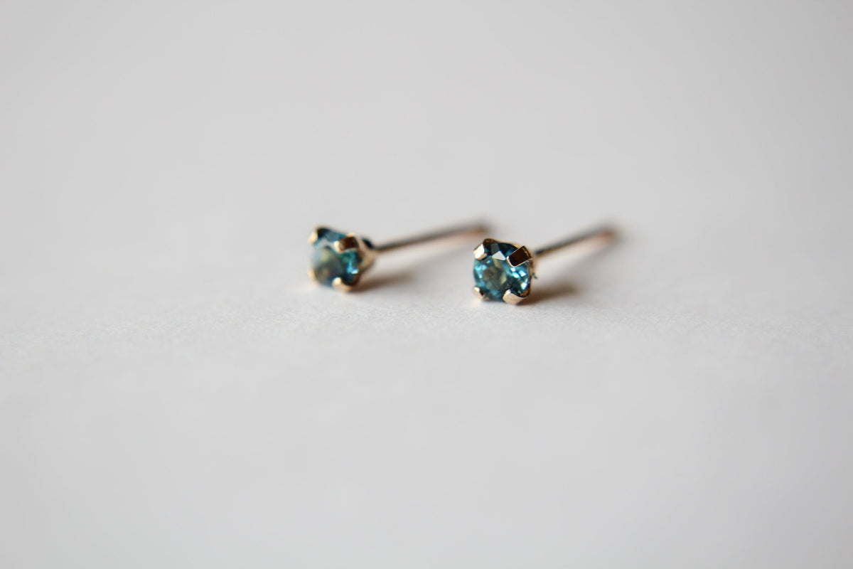 Topaz Earrings, Gold Topaz Earrings, 14k Gold Earrings, Blue Earrings, Topaz Jewelry, Gift, December Birthstone, London Blue Topaz