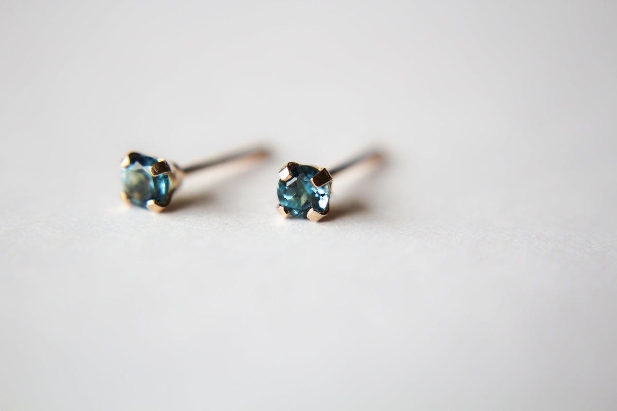 Topaz Earrings, Gold Topaz Earrings, 14k Gold Earrings, Blue Earrings, Topaz Jewelry, Gift, December Birthstone, London Blue Topaz