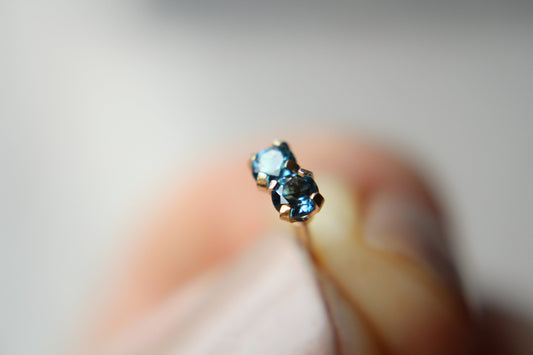 Topaz Earrings, Gold Topaz Earrings, 14k Gold Earrings, Blue Earrings, Topaz Jewelry, Gift, December Birthstone, London Blue Topaz