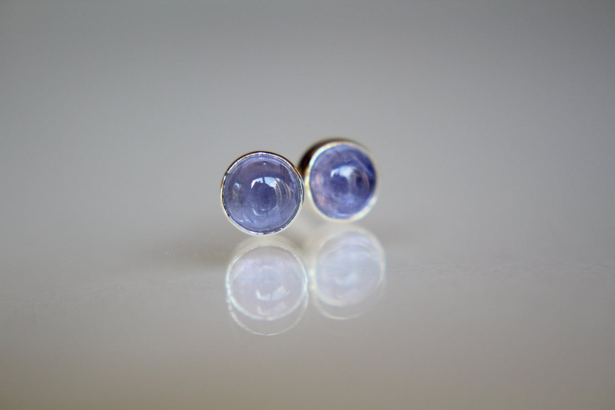 Tanzanite Earrings, Gemstone Earrings, Sterling Earrings, Post Earrings, Tanzanite Post Earrings, Small Earrings, Minimalist Earrings, Gift