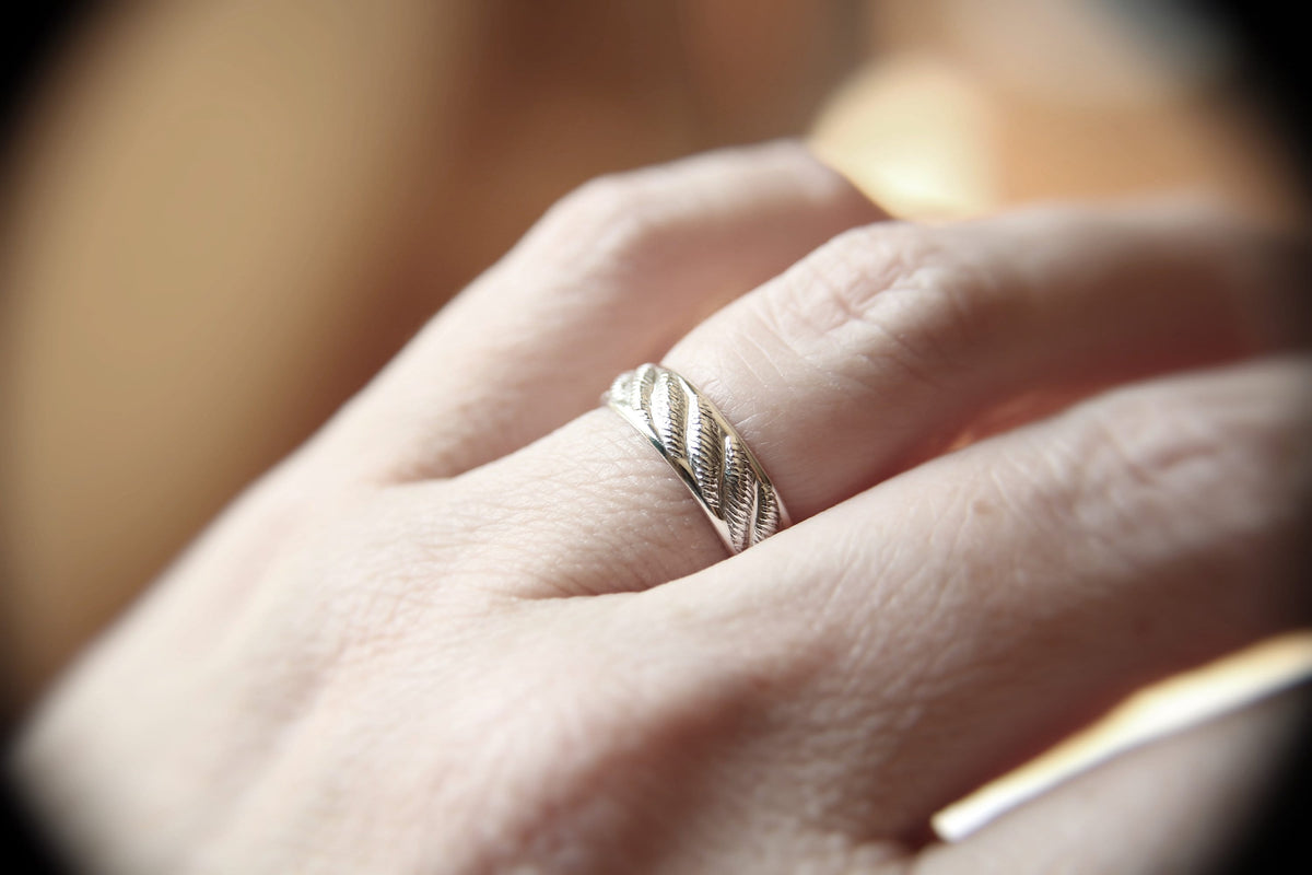 Rope Pattern Band, Unique Band, Wide Band Ring, Wide Rope Silver Ring, Simple Wedding Band, Pattern Jewelry, Stacking Ring, Wide Ring