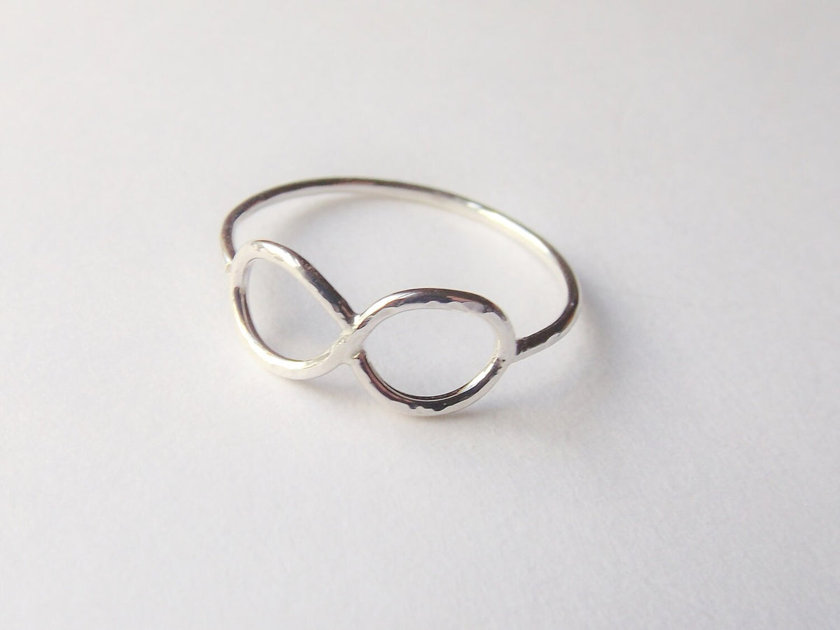 Minimalist Infinity Ring, Forever Ring, Stacking Ring, Inifinity Ring, Open Infinity Ring, Eternity Ring, Artsy Infinity Ring, Gift
