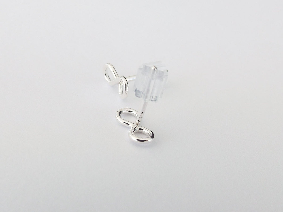 Simple Earrings, Infinity Earrings, Tiny Earrings, Post Earrings, Stud Earrings, Metal Earrings, Modern Jewelry, Minimalist