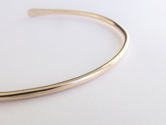 Simple Gold Minimal Cuff Bracelet, Slim Gold Cuff Bracelet, Cuff Bracelet, Gold Bracelet, Simple Bracelet, Minimal, Boho Chic, Gold Cuff