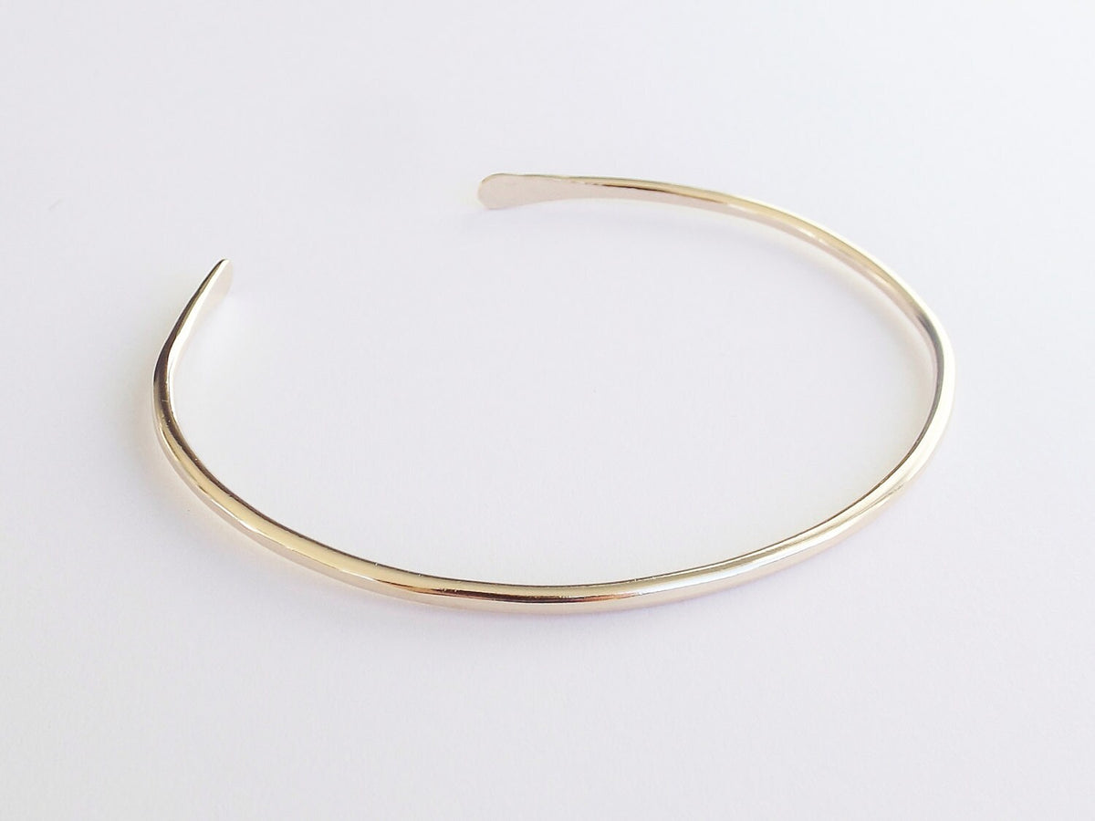 Simple Gold Minimal Cuff Bracelet, Slim Gold Cuff Bracelet, Cuff Bracelet, Gold Bracelet, Simple Bracelet, Minimal, Boho Chic, Gold Cuff